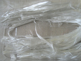 fibras de amianto, preparadas para textil